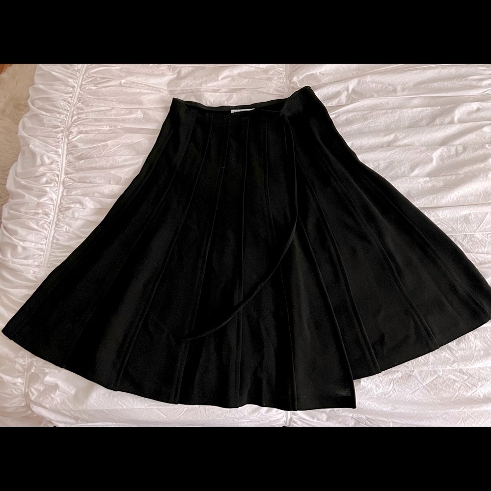Sonia Rykiel Wrap Skirt with Raised Stripe Detail